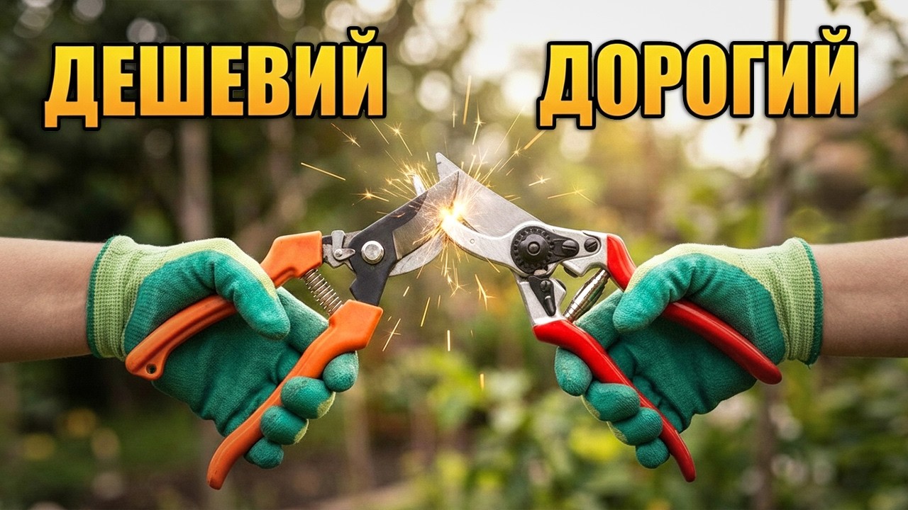 Один дорогий секатор на 10 років чи дешевий щороку? Як заощадити 5000 грн і не помилитися #секатор