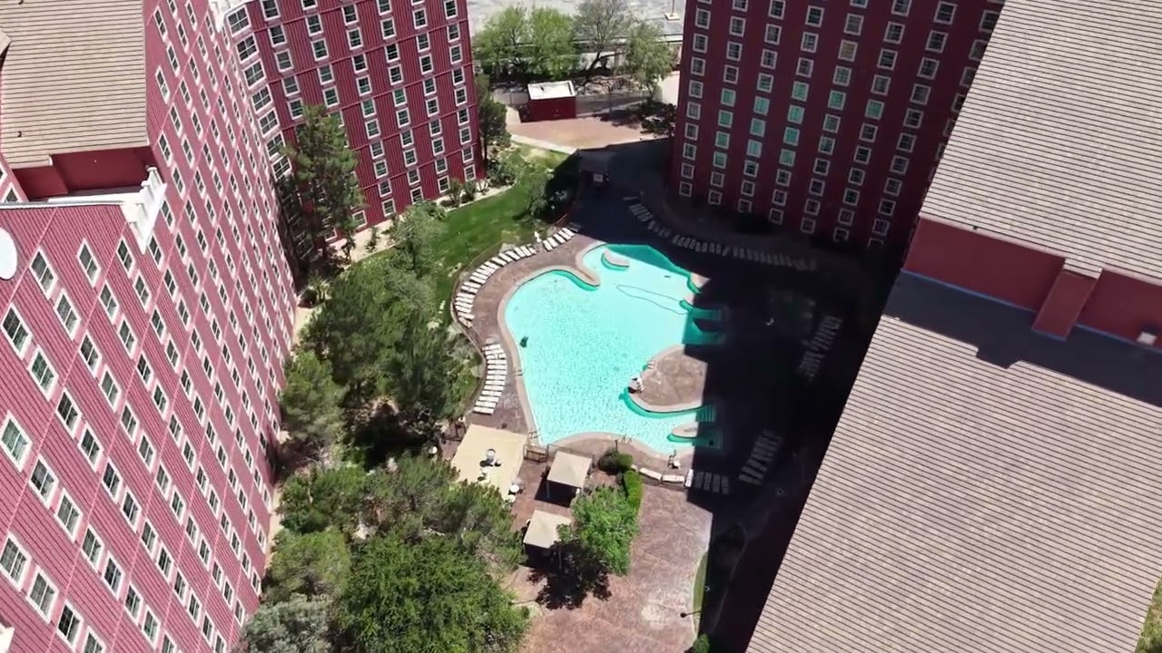 Defunct Buffalo Bills Hotel & Casino Drone View