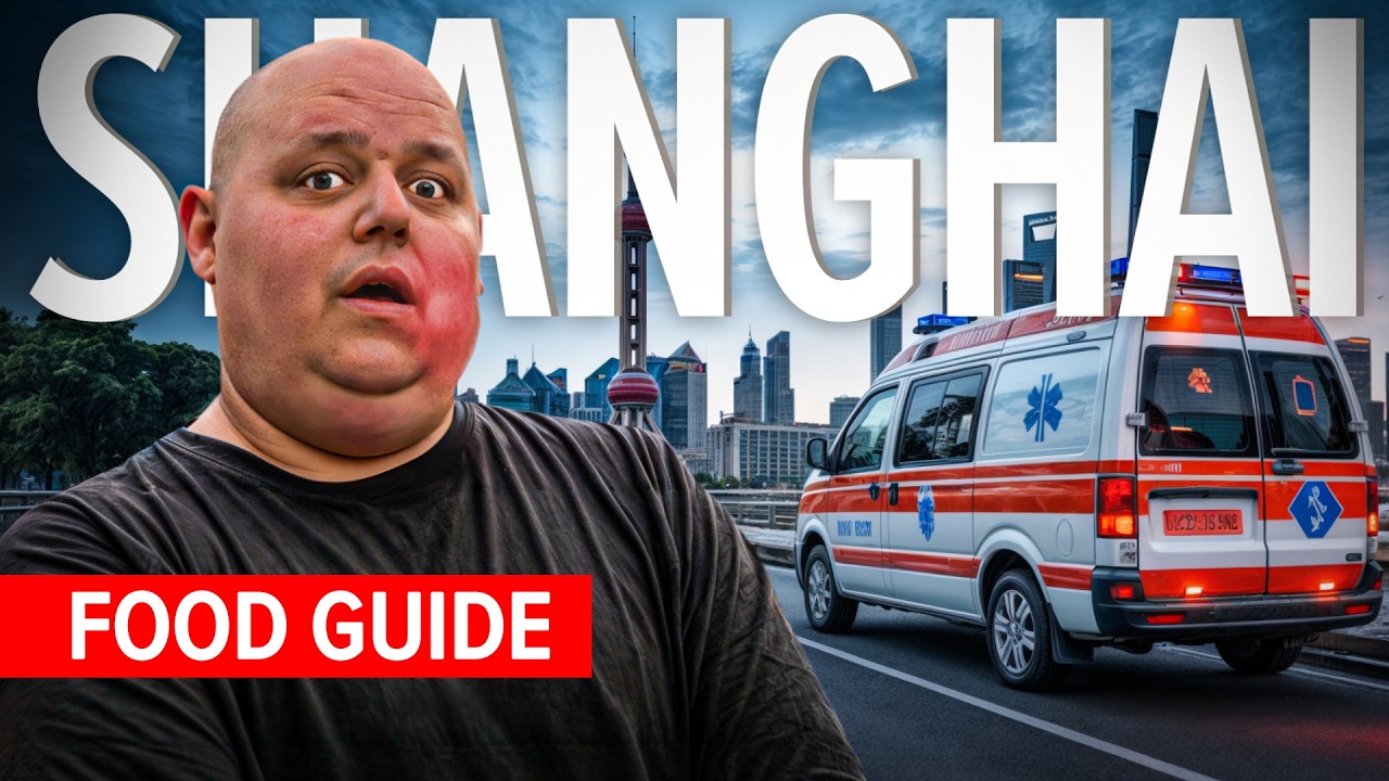 NOTFALL auf Dreh! 🚑 😱 | Das Beste Essen von SHANGHAI 🇨🇳