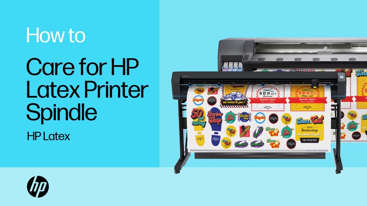 Care for HP Latex Printer Spindle | HP Latex | HP Support