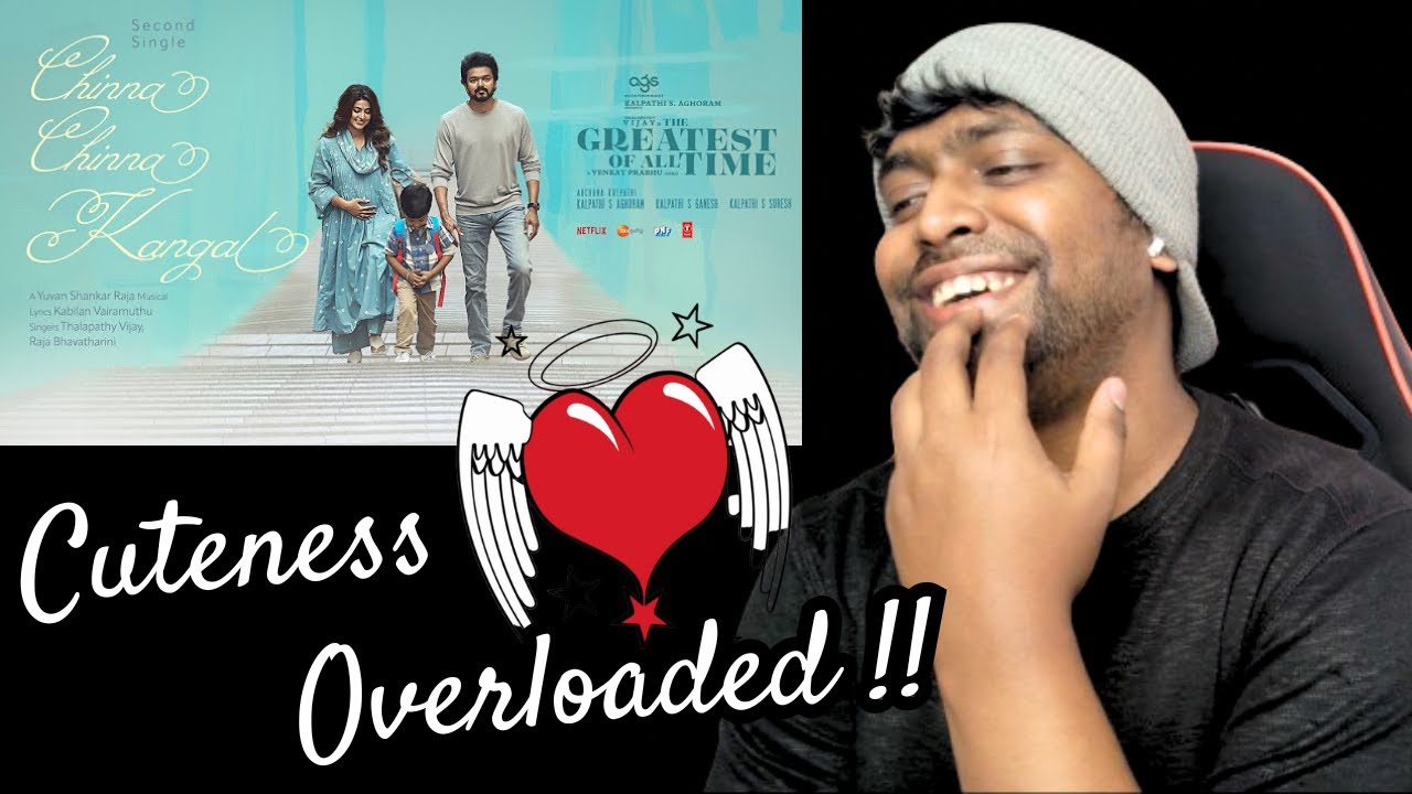 Chinna Chinna Kangal (Lyrical) Reaction |The Greatest Of All Time| Thalapathy Vijay | Mr Earphones