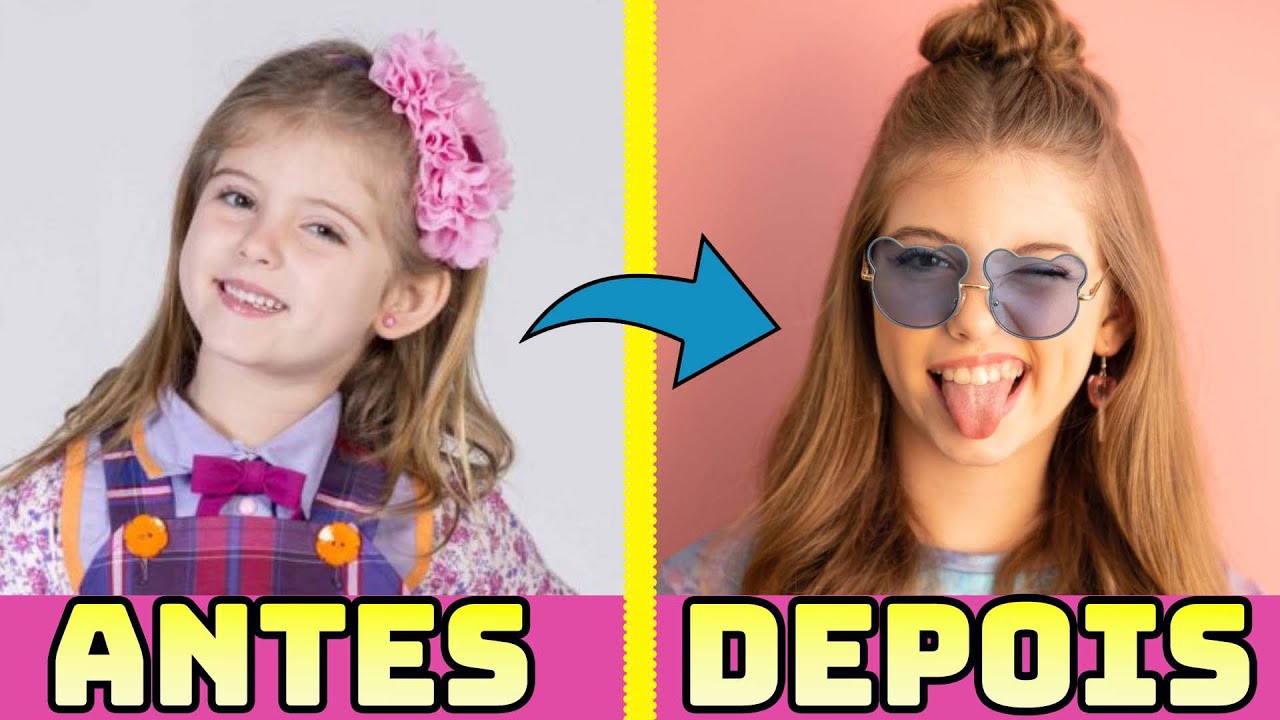 Carinha de anjo antes e depois com idades atuais
