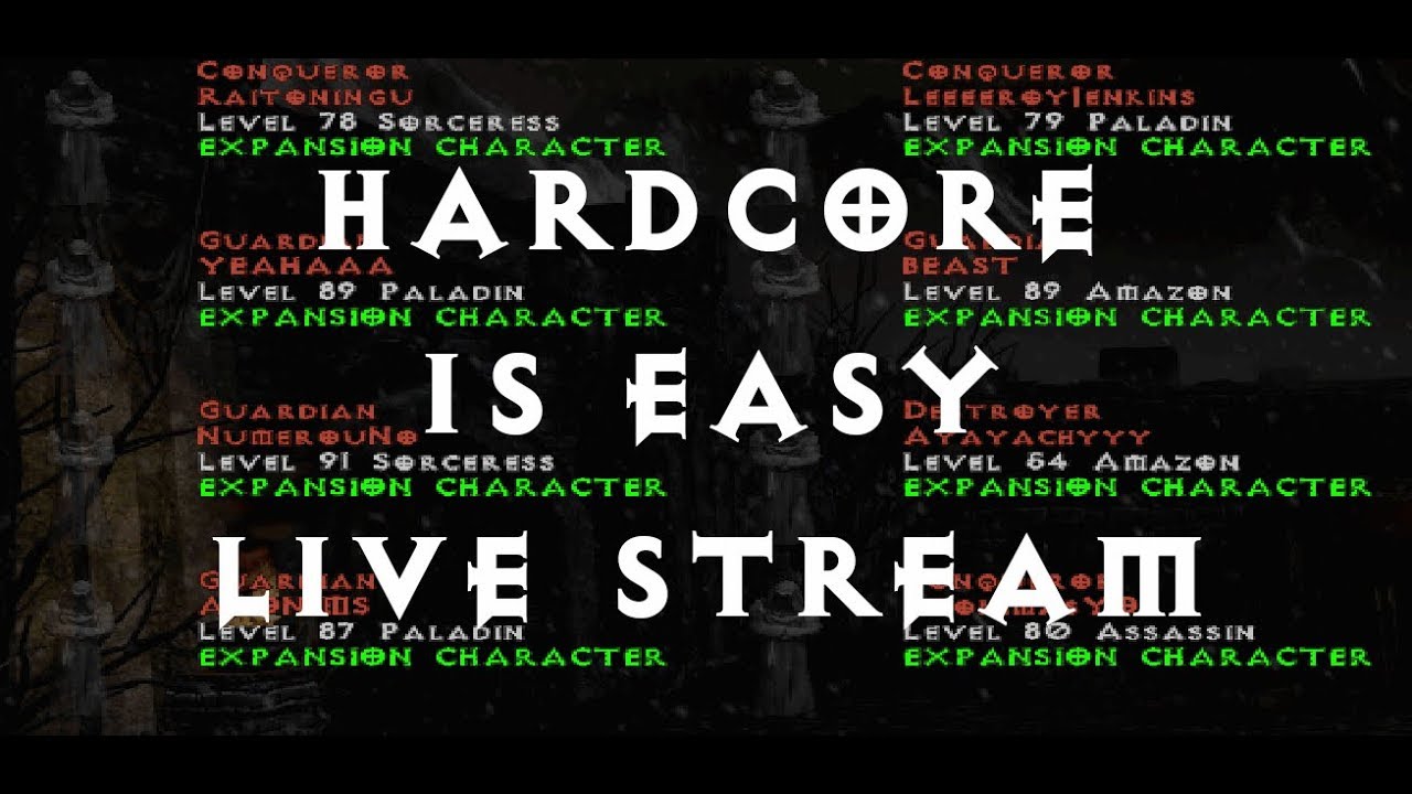 Diablo 2 - Let's make Enigma! - Hardcore Singer Barb - Hammerdin