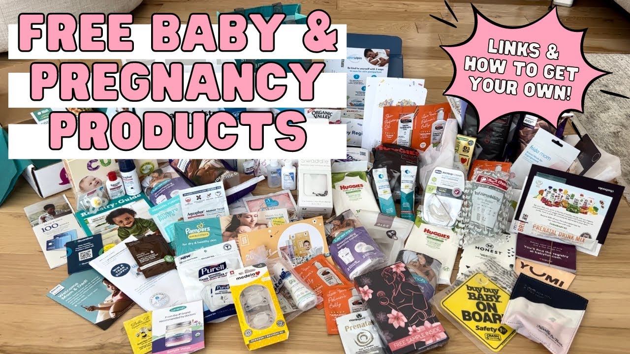 Unboxing 50+ FREE Baby & Pregnancy Products 2022 PLUS How to get it all