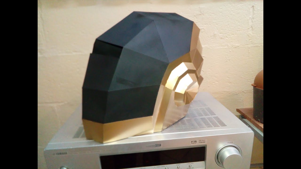 Casco de Guy de Daft Punk Tamaño real Tutorial