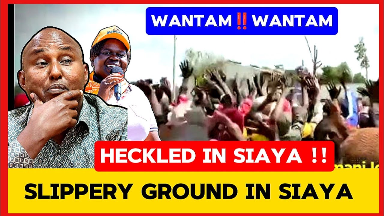 WANTAM!! WANTAM!! IN SIAYA AS ANGRY RESIDENTS DENIESEODM LEADERS TO ADDRESS THEM !!