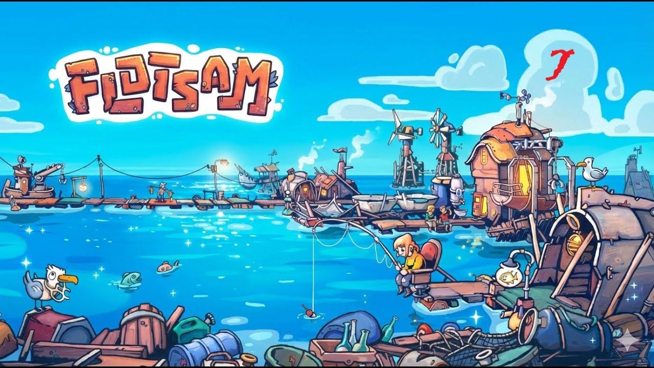 Nueva casa de náufragos + Barco de pesca ~ flotsam #7 [Gameplay Español]