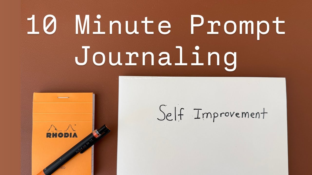 Journaling For Self Improvement | 10 Minute Write With Me