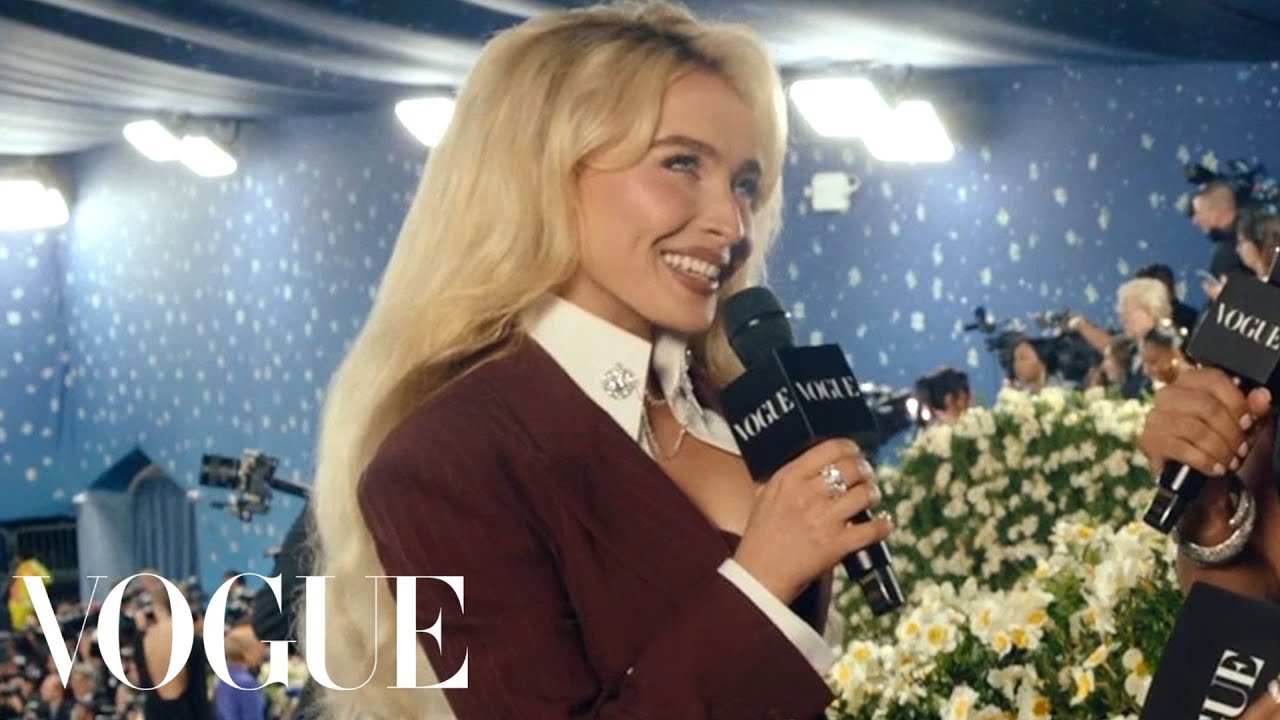 “No Pants For You” Sabrina Carpenter on Her Pharrell-Designed Met Gala Look | Vogue