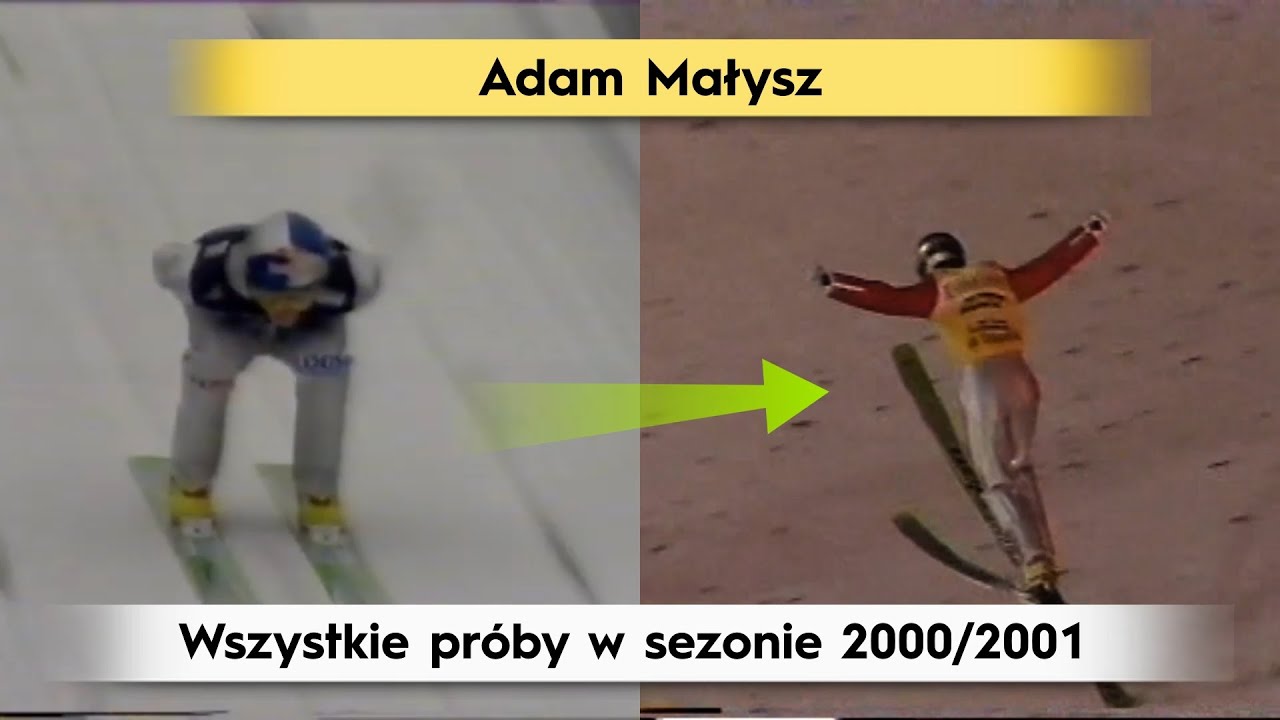 Adam Małysz - wszystkie skoki - sezon 2000/01