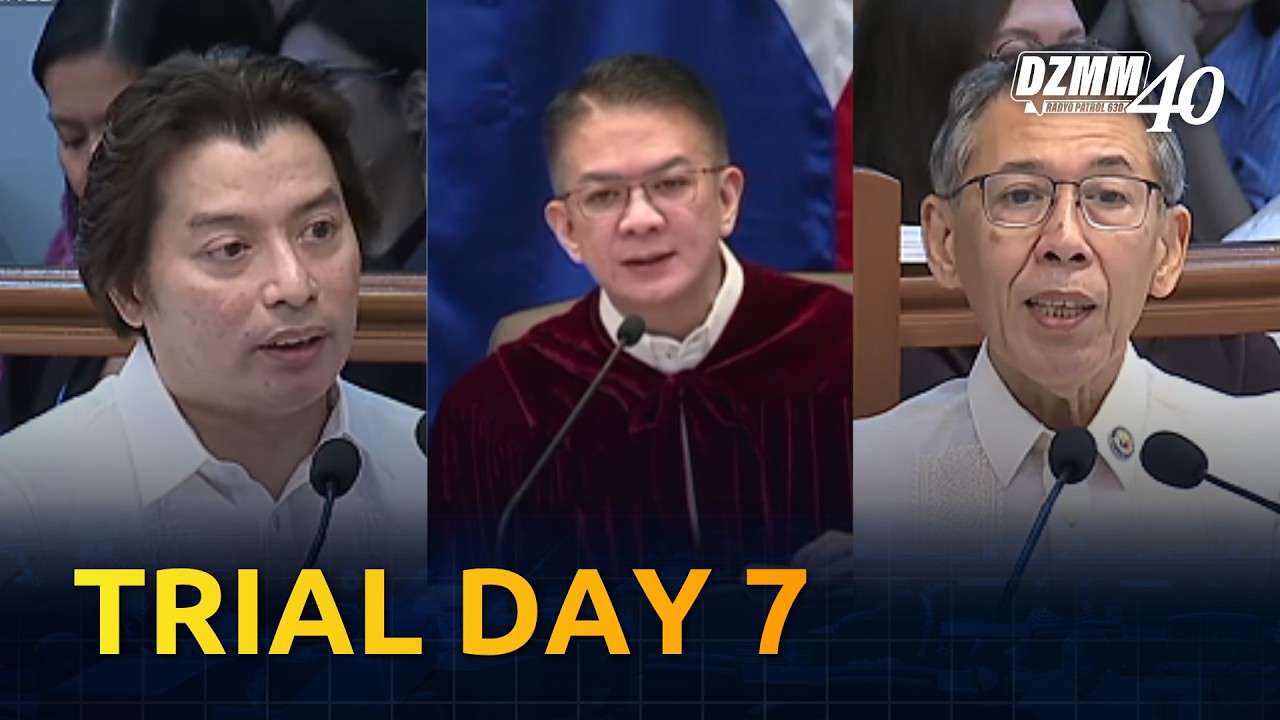 Day 7 of impeachment trial concludes | DZMM (20 July 2026)