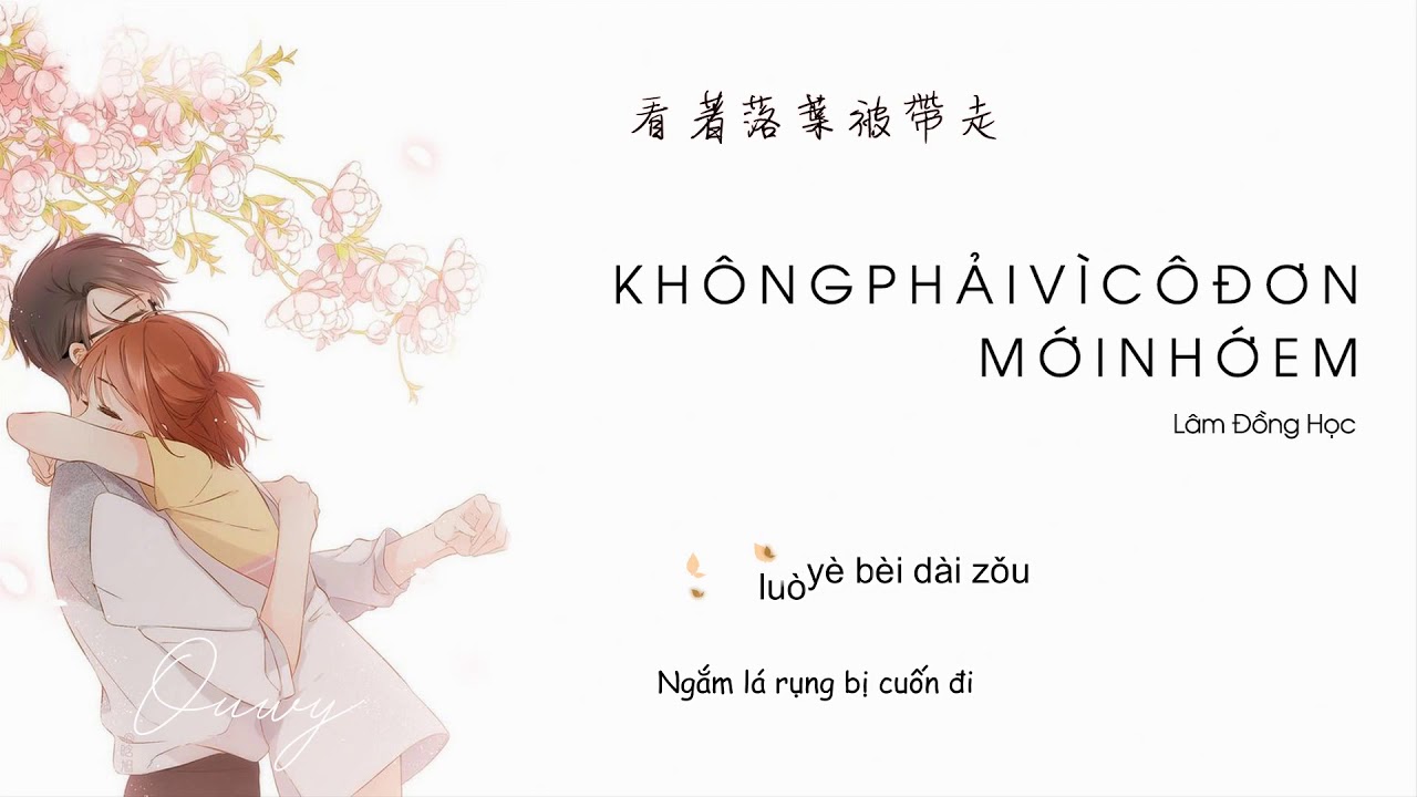[ Vietsub ] Không Phải Vì Cô Đơn Mới Nhớ Em - Lâm Đồng Học