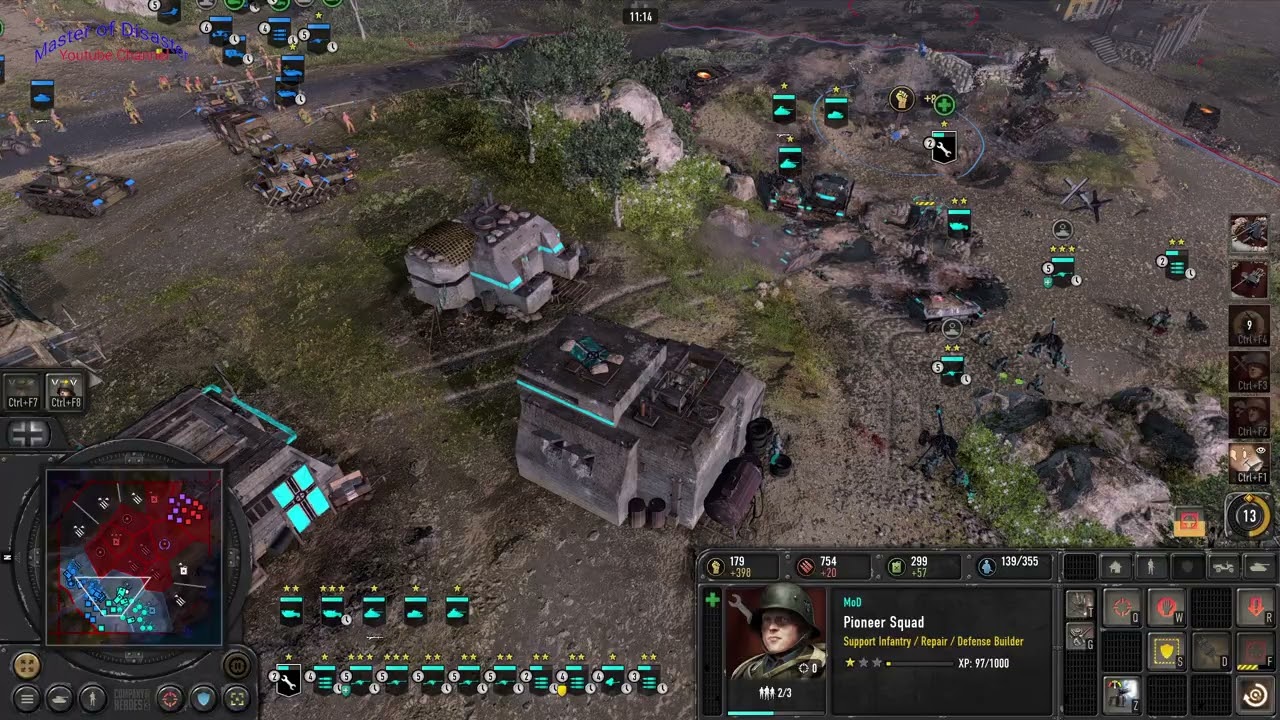 Company of Heroes 3 - Twin Beaches 2v2 (2 vs 2 Ex)