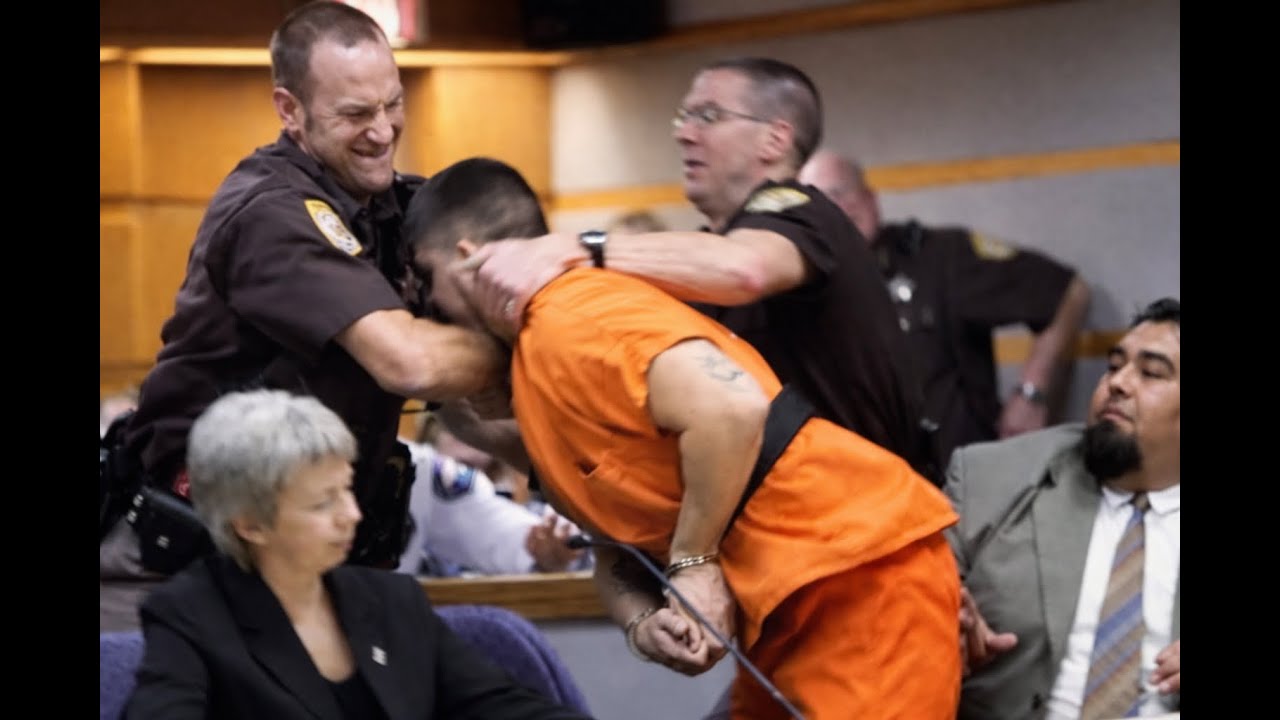 Defendant Loses Control in Courtroom.