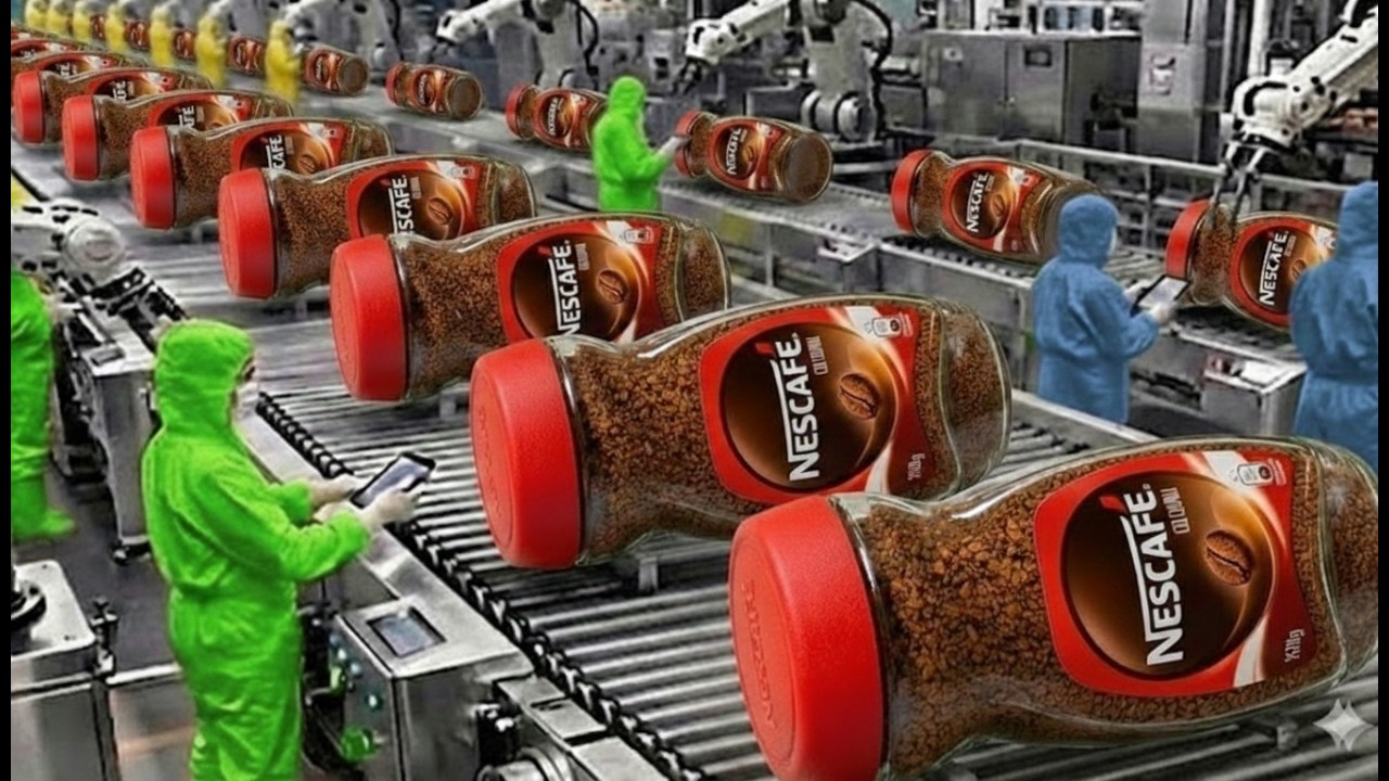 How Nescafé Turns Beans into Instant Coffee: The Ultimate Factory Process
