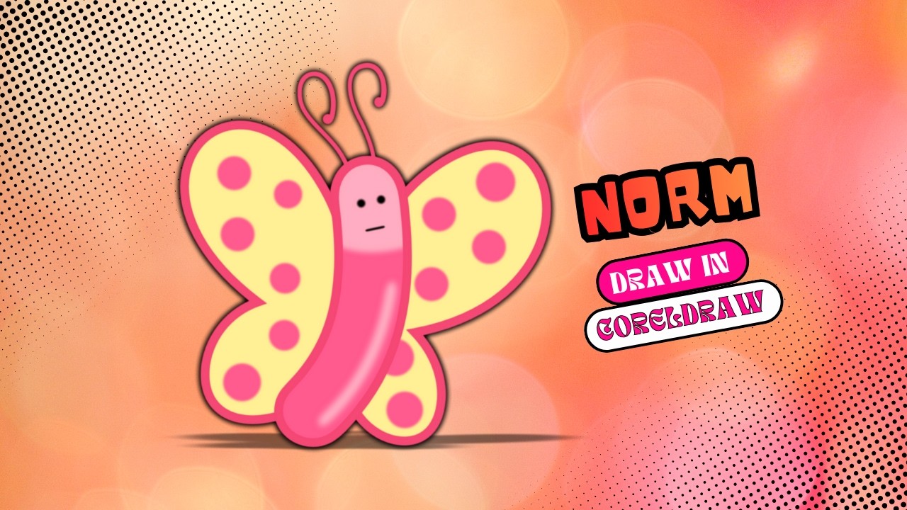 How to Draw Norm || Wow! Wow! Wubbzy! | Easy drawing | Coreldraw 