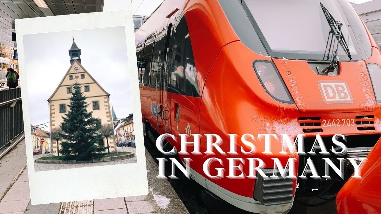 CHRISTMAS IN VILSECK, GERMANY | My first time taking the Deutsche Bahn