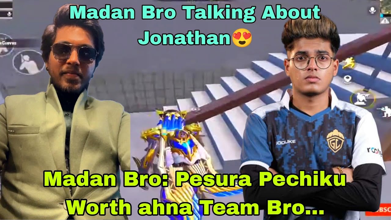 Madan Talking About Jonathan/Jonathan Win BGMI Tournament/Madan Op