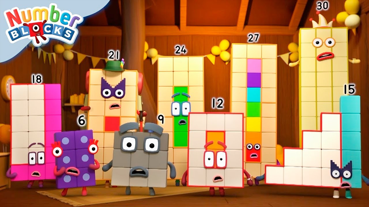 Lernen Sie, Farben und Zahlen zu zählen 🌈| Vollständige Episoden | Numberblocks Deutsch