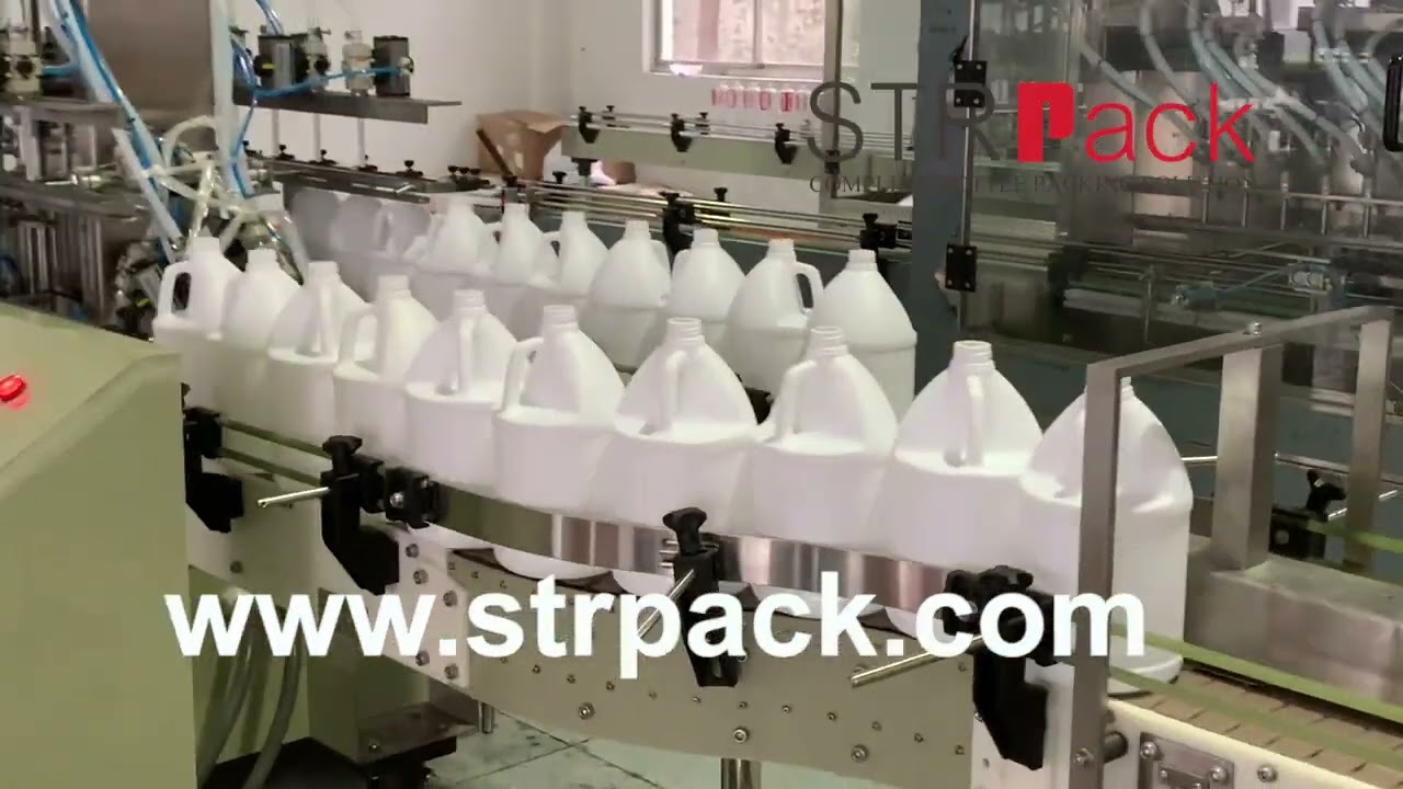 1 Gallon Bleach Liquid Filling Capping Machine Line