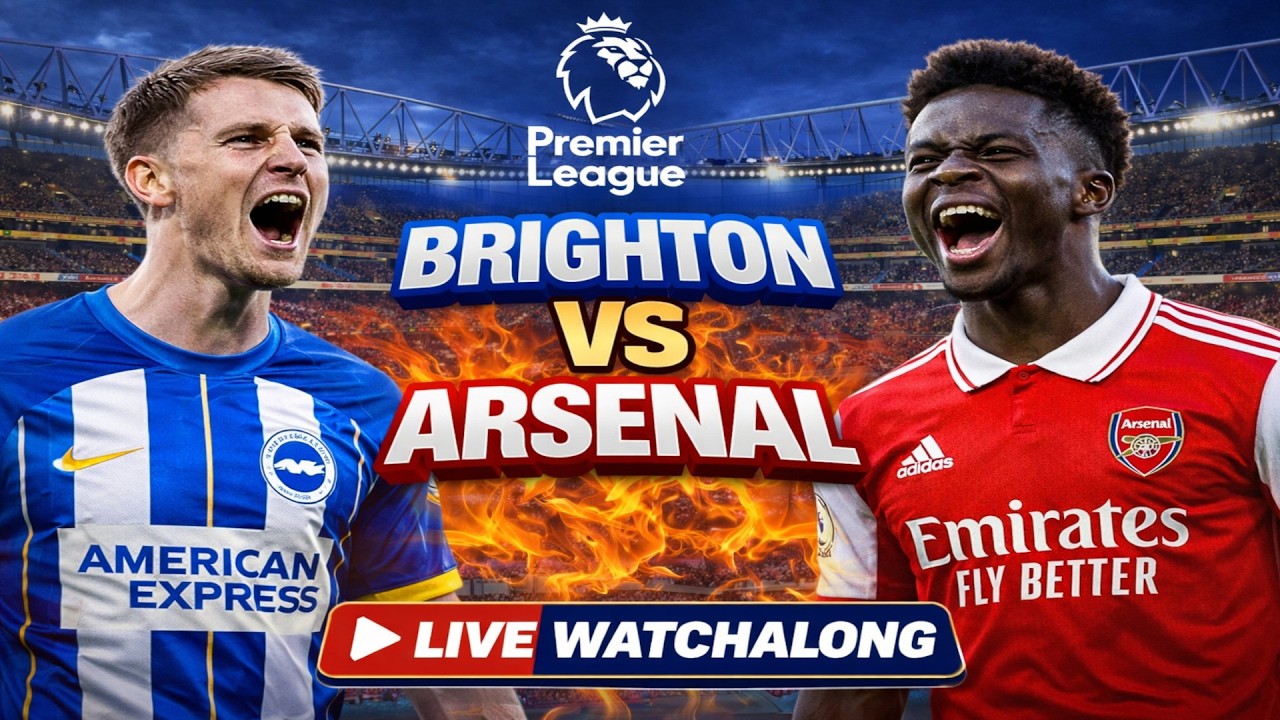 Brighton vs Arsenal LIVE | Premier League Watchalong
