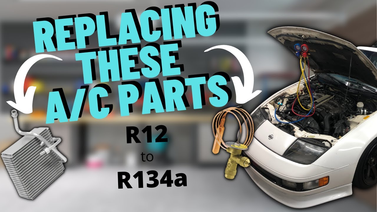 How to R12 to R134a Conversion A/C Repair - 300zx z32 Expansion Valve and Evaporator Replacement