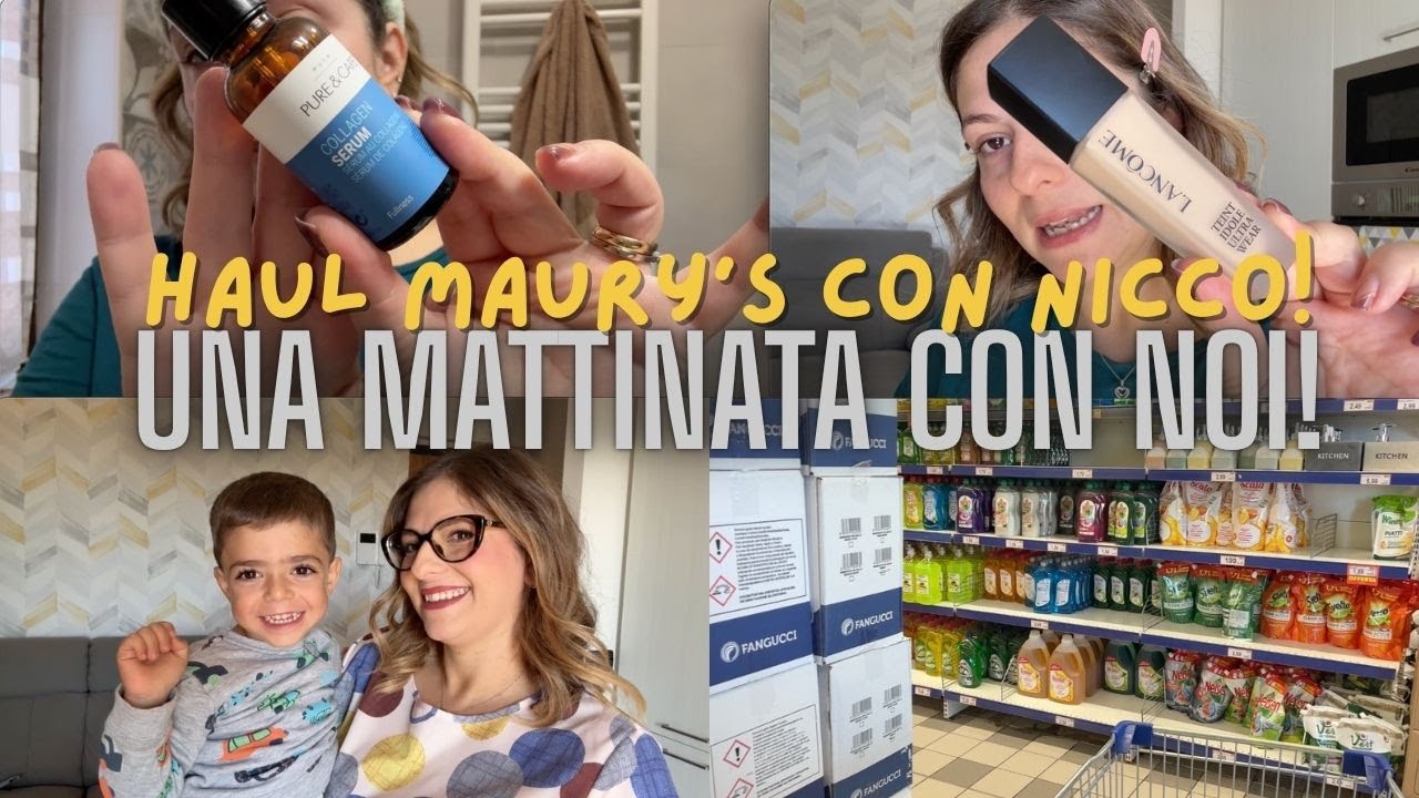 UNA MATTINA CON NOI | Mi trucco con voi, commissioni e haul Maury's con Nicco!!