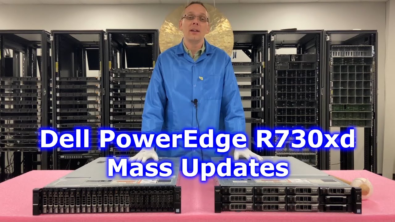 Dell PowerEdge R730xd Mass Updates | BIOS, Firmware, Onboard Diagnostics, iDRAC, and More | HTTPS