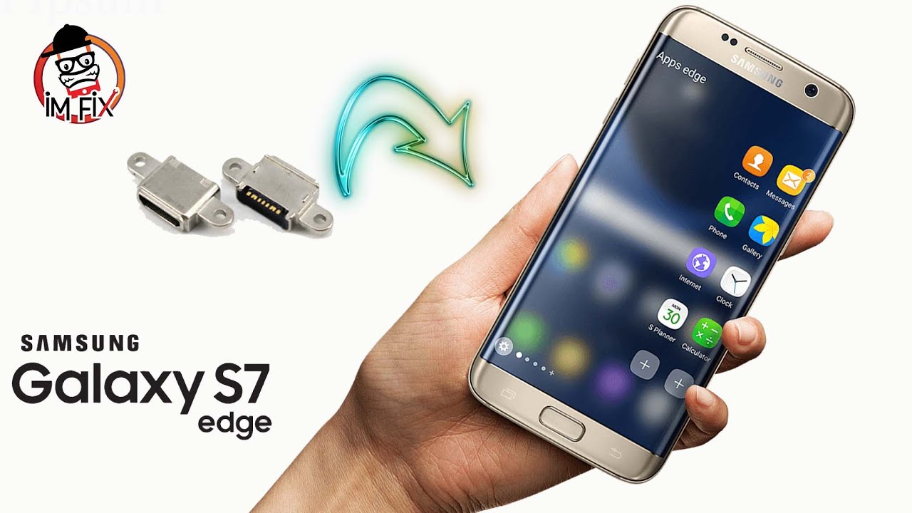 Samsung Galaxy s7 edge Charging Port Replacement. S7 edge Charging Problem .