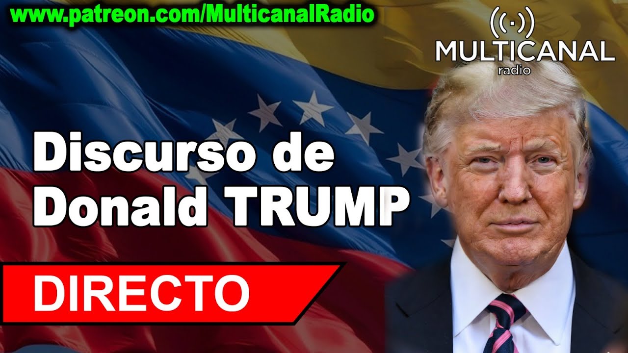 🔴Directo Discurso de Trump - Maduro capturado