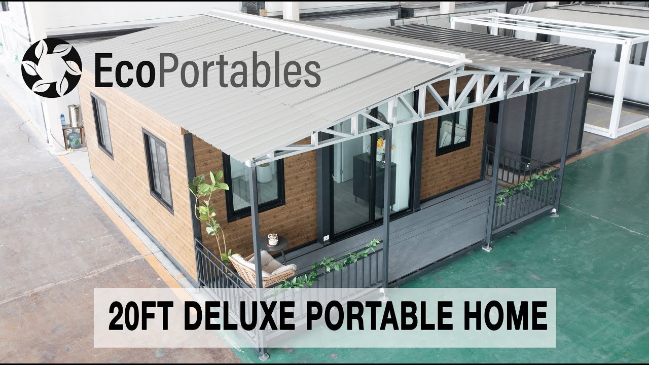 20ft Deluxe Portable Home | Eco Portables | Affordable Living | Expandable Homes