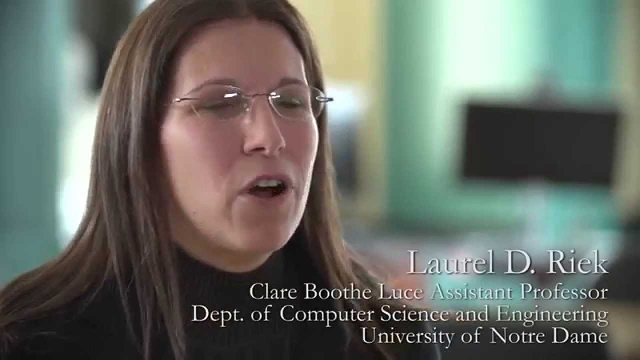 ND Professor Laurel Riek describes robotics research