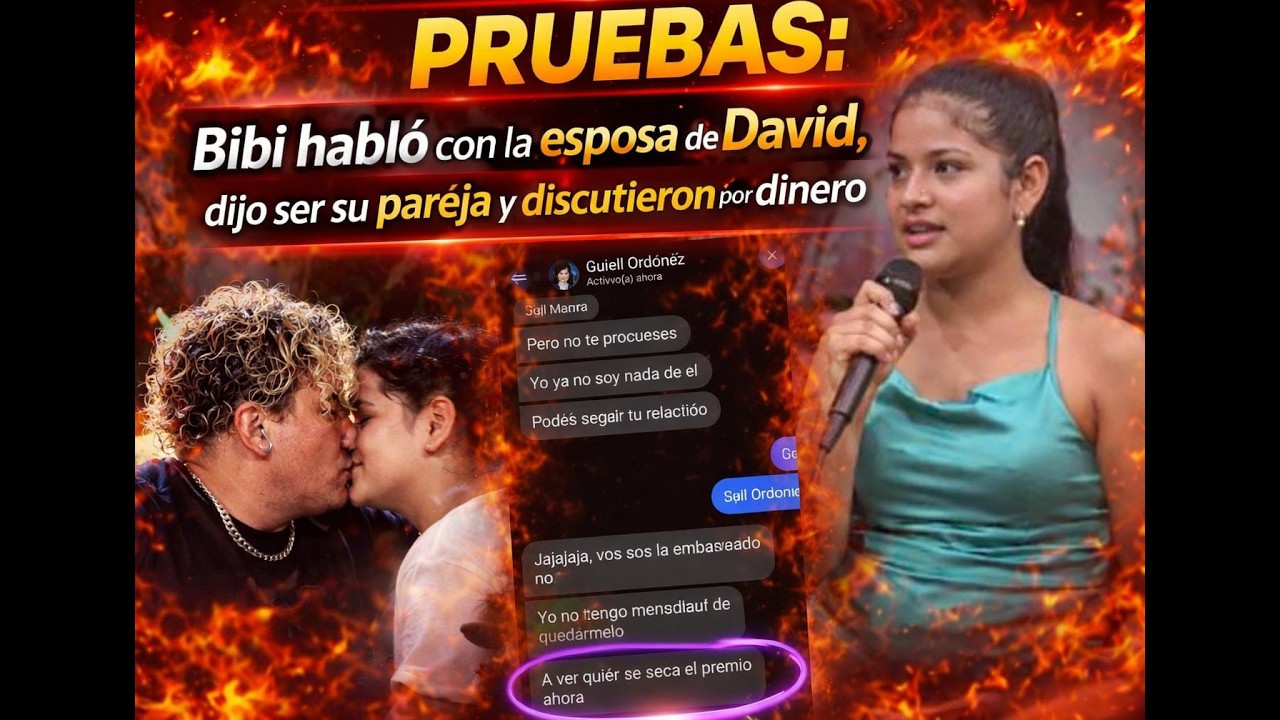 Pruebas: Bibi habló con la esposa de David, dijo ser su pareja y discutieron por dinero