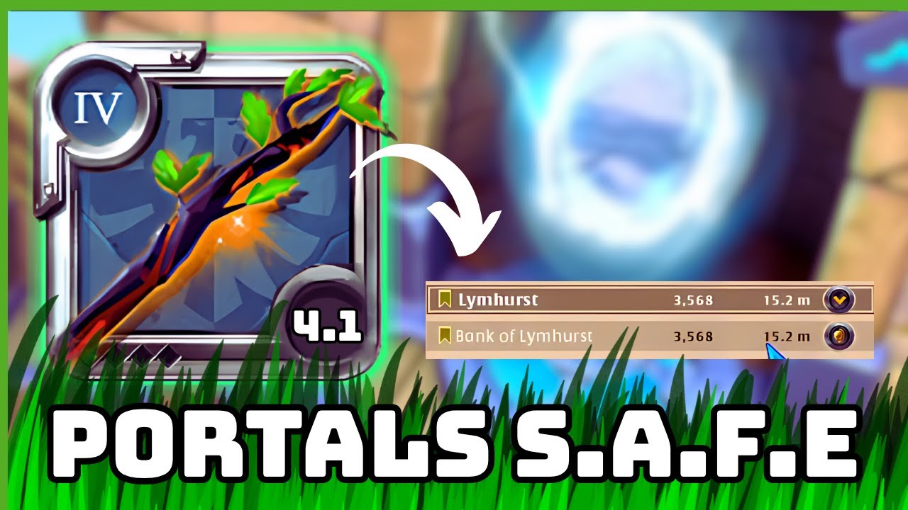 PORTAIS S.A.F.E no Albion Online ( Pustulento 4.1 e Profitei 15m )
