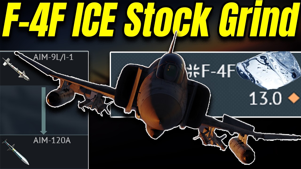 The F-4F Ice Stock Grind in War Thunder is Rough.