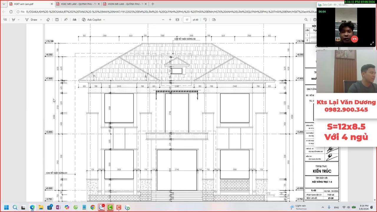 NHÀ 2 TẦNG MÁI NHẬT S=12x8 5 VỚI 5 NGỦ