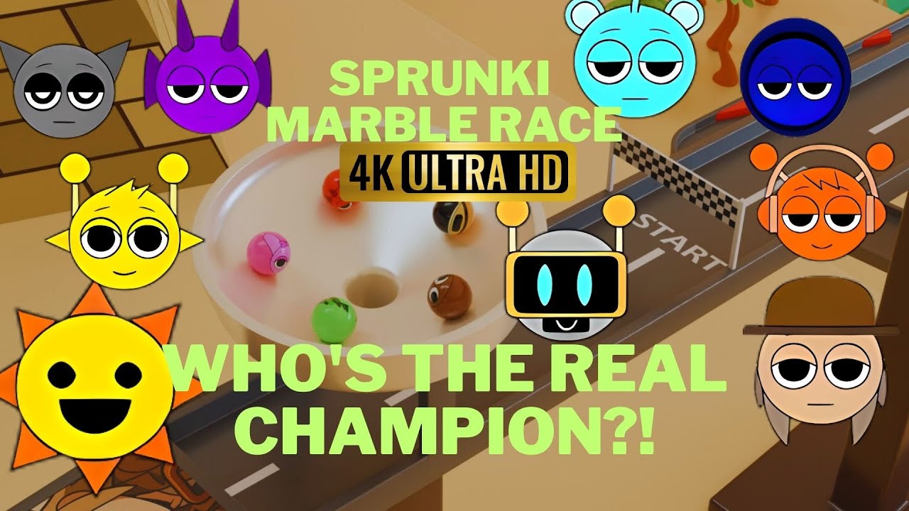 Sprunki Marble Race Tournament Season 1 | WHO THE REAL CHAMPION! #sprunki