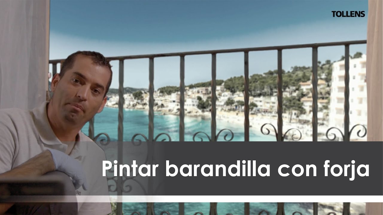 Cómo pintar una barandilla metálica con forja