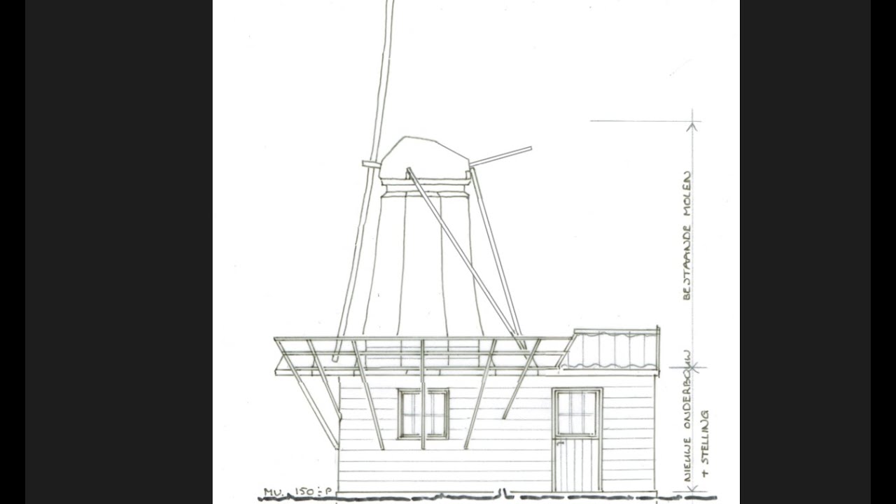 Stan Baltus restaureert Molen De Mol deel 1.