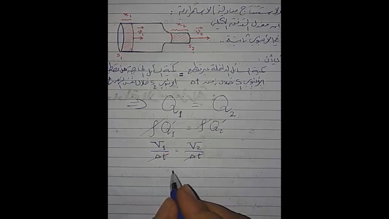 27- درس #ميكانيك_الموائع #نظري (الجزء الأول) بكالوريا حديث