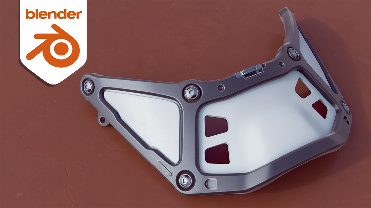 Modeling Mechanical part | Blender | Timelapse