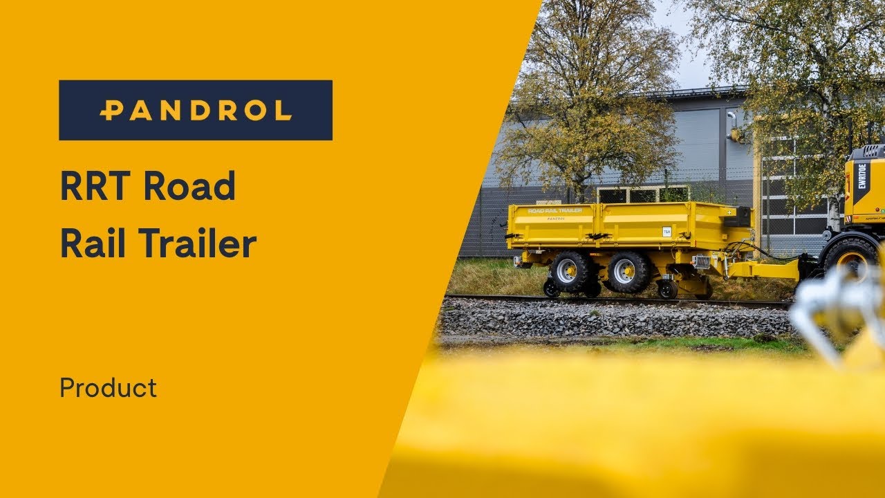Pandrol RRT Road Rail Trailer