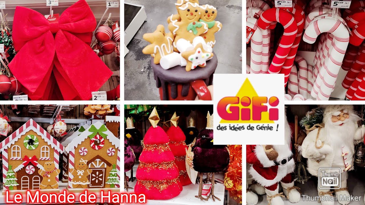 GIFI ARRIVAGE 08-11 DÉCORATION DE NOËL 🎄 🎅