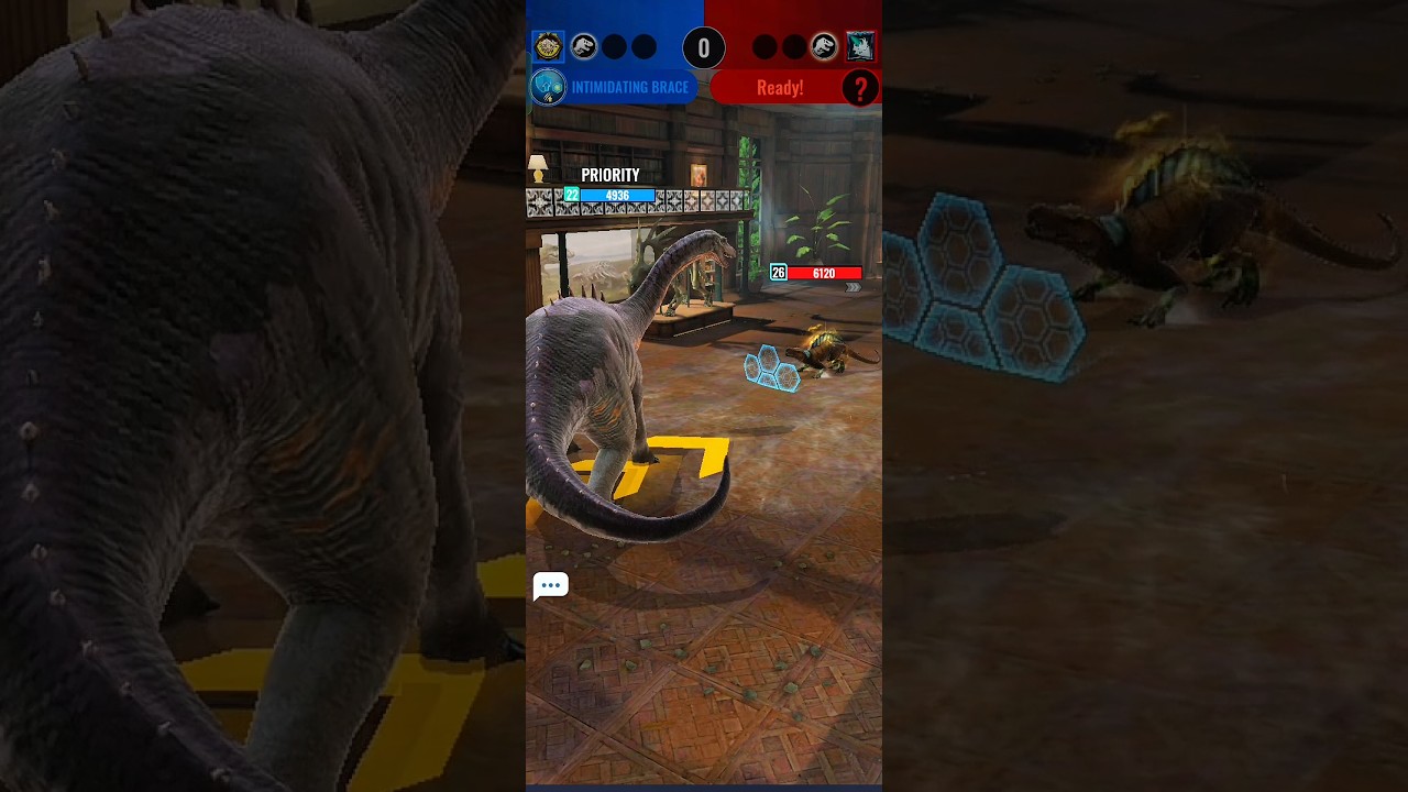 APEX Vs UNIQUE ||🔥MEGALOCEVIA🔥Vs🔥AMPELOREX🔥- Jurassic world alive #shortvideo