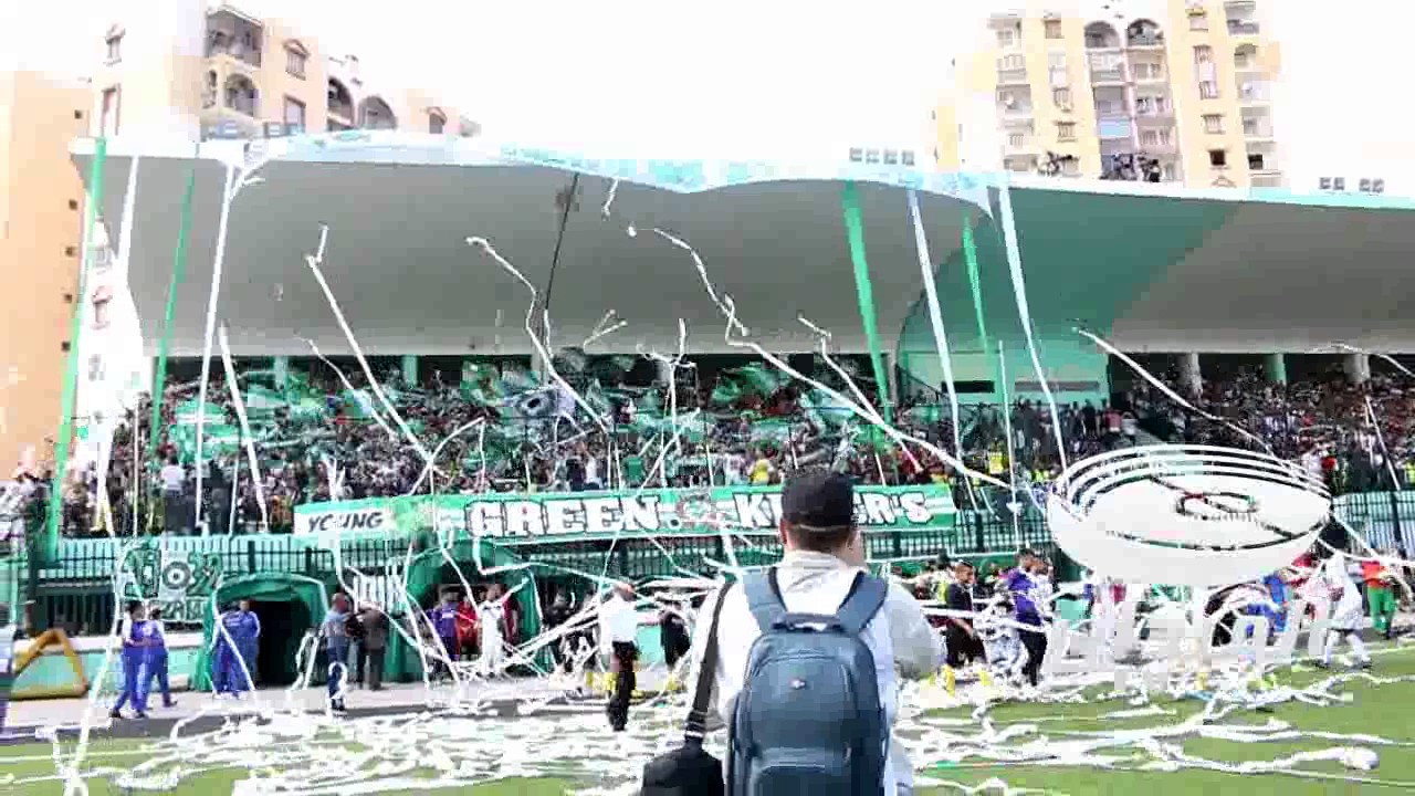 الأجواء الرائعة التي صنعها انصار إتحاد البليدة و فرحة الصعود usmb