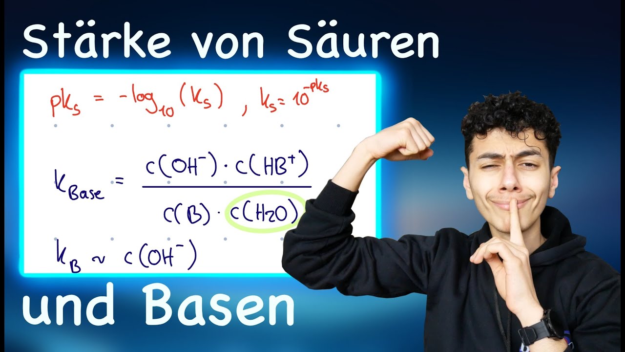 Stärke von Säuren und Basen verstehen| Ks,Kb,pKs,pKb und Berechnungen