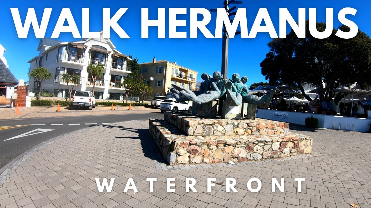 Hermanus 4K Walk Tour | Waterfront Shops, Seafood & Ocean Views