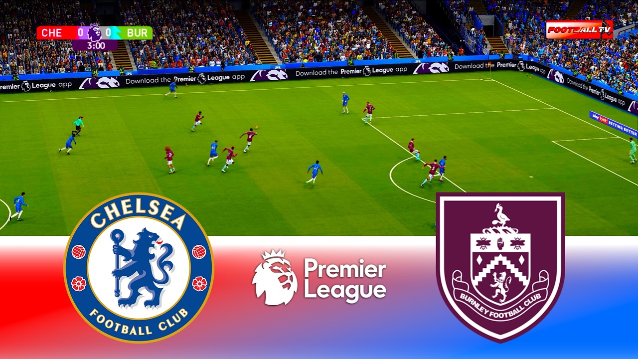Chelsea vs Burnley - Premier League 2025/26 | Full Match All Goals | Pes 21 Gameplay