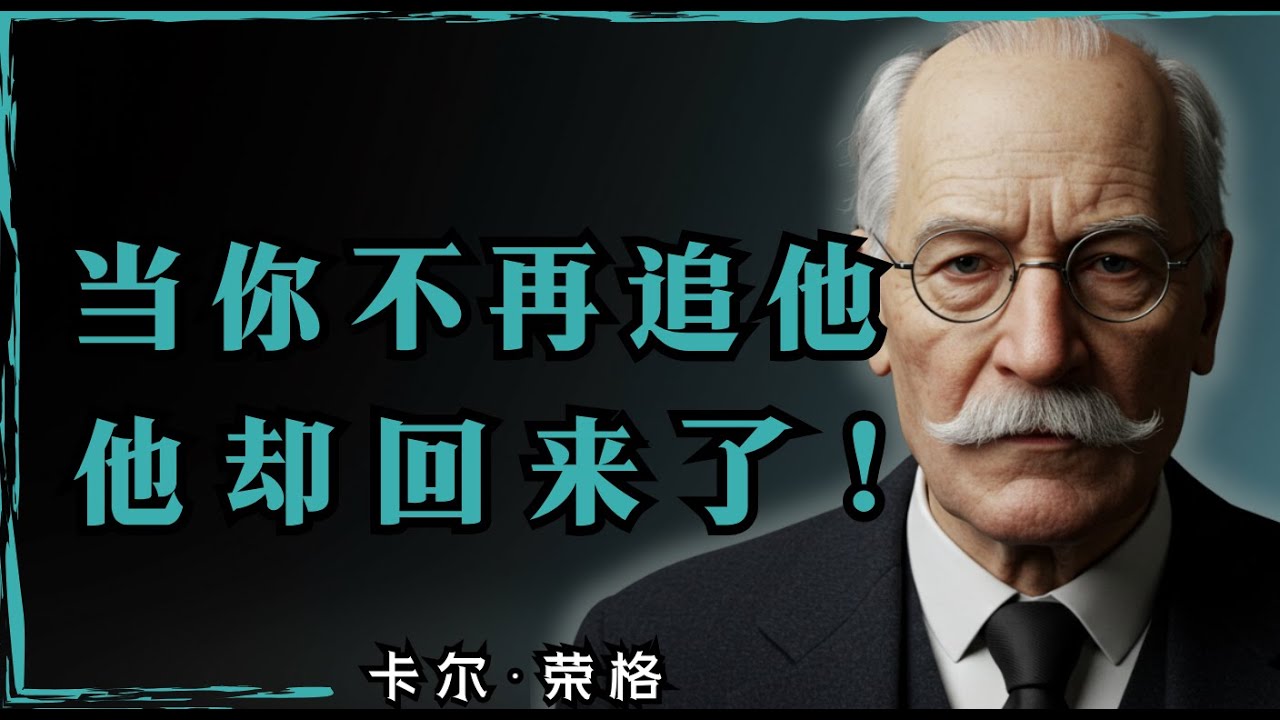 当你学会放下，他的本能会让他这样做！卡尔·荣格的哲学启示
