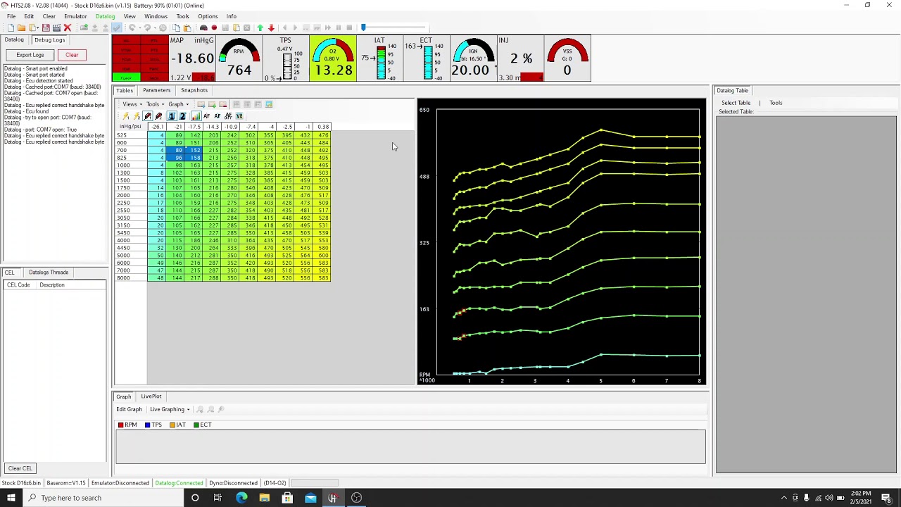 DATALOGGING A CARS ECU SO YOU CAN SEE WHATS GOING ON IN YOUR ENGINE!